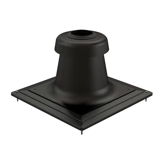 Centrotherm #IFVL03050 3in Chimney Cover PPS-UV Black