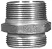 Dixon #DMH1515F Fire Hose Brass Hex Nipple (MNPT x MNST)