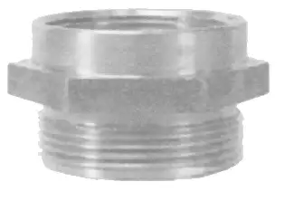 Dixon #FM1515F 1-1/2" x 1-1/2" Fire Hose Brass Hex Nipple (FNPT x MNST)