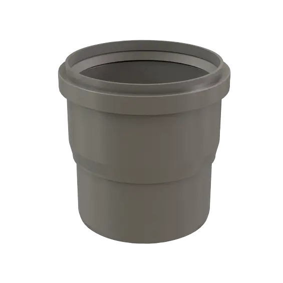 Centrco #ISSA0606 6in Commercial Stainless Steel to Poly Appliance Adapter