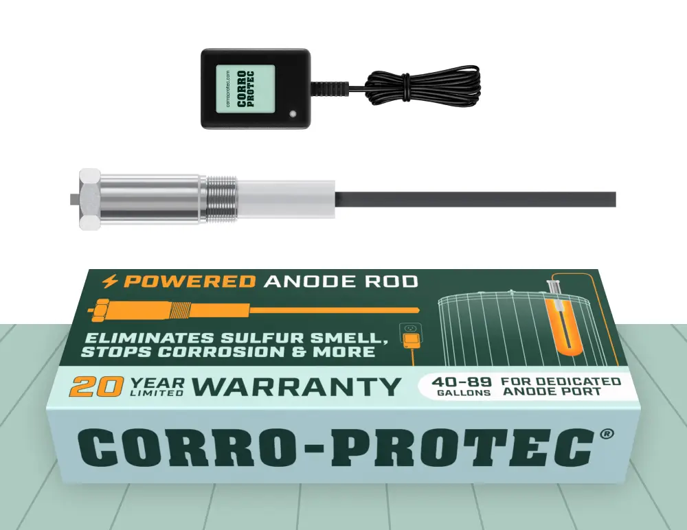 Corro-Protec Powered Anode Rod for 40-89 Gallon Water Heaters