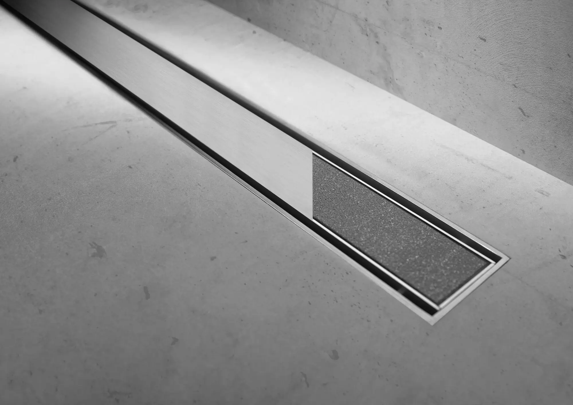 Easy Drain #MLZT-900 Brushed Stainless Steel Linear Drain
