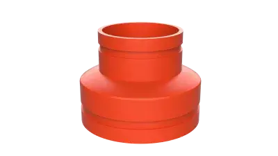 Gruvlok #390029007 6x5 Painted Grooved Concentric Reducer