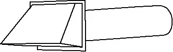 Francer #1484 4" Dryer Vent Hood