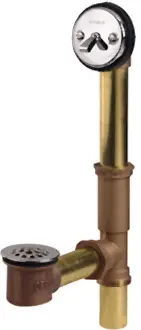 Gerber Faucet #41-818-91 Chrome Trip Lever Brass Drain