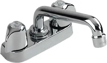 Gerber Faucet #49-244 Chrome 2-Handle Laundry Faucets - Cast Brass Underbody