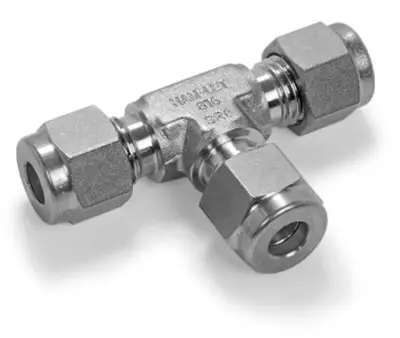 1" - Brass Tube OD Compression Tee