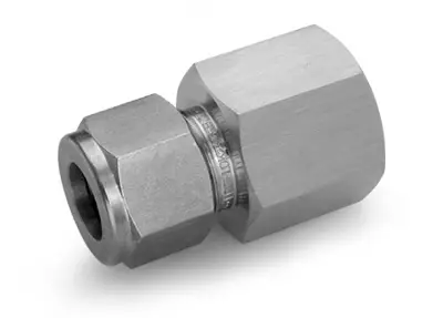 5/8" x 1/2" - Brass Tube OD Compression x Female Afapter