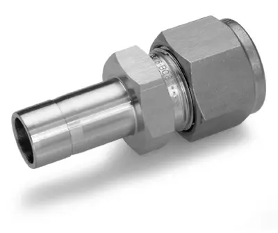 1/4" x 3/8" - Stainless Steel Tube OD Compression Port Adapter