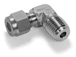 1/4" x 1/4" - Stainless Steel Tube OD Compression x Male 90-Elbow