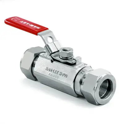 3/8" - Stainless Steel Tube OD Compression Ball Valve