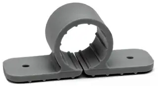 3/4" - Bag (100) Two Hole Clip for Copper Tubing