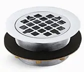 Kohler #K-9132-CP Chrome Shower Drain (For Plastic Pipe)