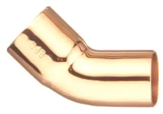 1-1/2" - Copper Washed CXFTG Street 45-Elbow