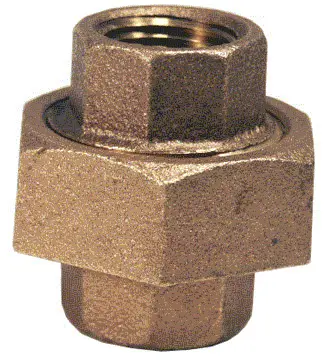 1/4" - Brass Union
