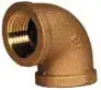 1" x 1/2" - Brass 90-Elbow