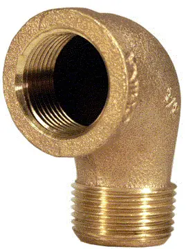 1-1/2" - Brass Street 90-Elbow