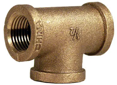 3" - Brass Tee