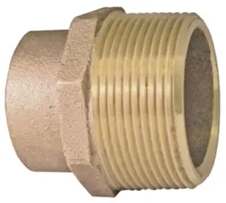 1-1/4" x 2" - Copper CXM Male Adapter