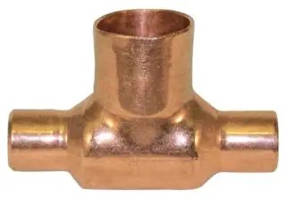 1-1/4" x 2" - Copper CXCXC Bullhead Tee