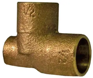 1" x 1/8" x 1" - Copper CXFXC Copper Female Copper Tee