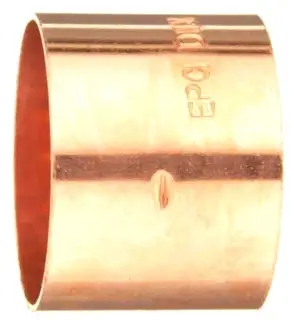 1-1/4" - Copper DWV CXC Coupling (Non-Slip)