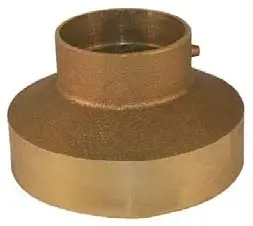 4" x 2" - Copper DWV CXC Coupling (Non-Slip)