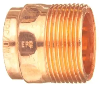 1-1/4" - Copper DWV CXM Male Adapter