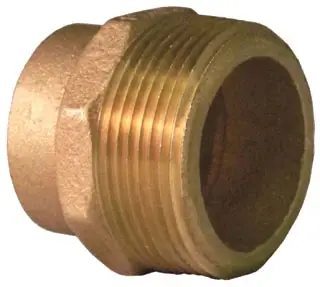 2" x 1-1/2" - Copper DWV CXM Male Adapter
