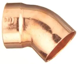 3" - Copper DWV CXFTG Street 45-Elbow