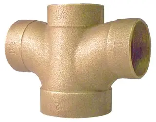 3" x 2" - Copper DWV CXC Double TY