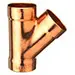 1-1/2" x 1-1/4" - Copper DWV CXC Wye