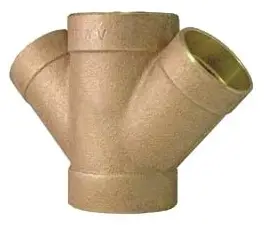 2" x 1-1/2" - Copper DWV CXC Double Wye