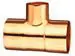 1-1/2" x 3/4" x 1-1/4" - Copper Washed CXCXC Tee