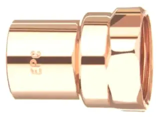 1/2" x 1/4" - Copper Washed CXF Female Adapter