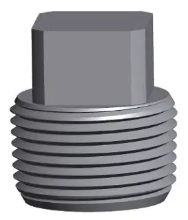 1-1/2" - Forged Steel Square Head Plug