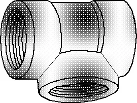 1-1/2" x 1" - Forged Steel 3000# Socket Tee
