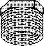 1-1/4" - Forged Steel Hex Head Plug