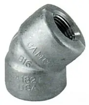 1" - Forged Steel 3000# Threaded 45-Elbow