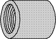 1" x 1/2" - Forged Steel 3000# Socket Coupling