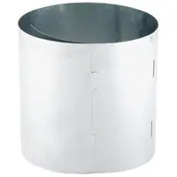 8" Galvanized Smoke 26GA Thimble 4in