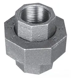 1-1/2" - Black Malleable 300# Union