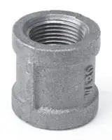 3/8" - Black Malleable Coupling