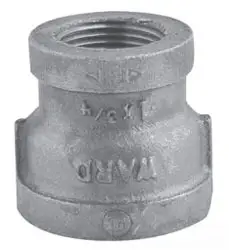1-1/4" x 3/4" - Black Malleable Coupling