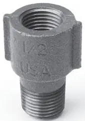 1/2" - Black Malleable Extension Piece