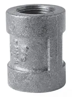 1/4" - Black Malleable AAR Coupling