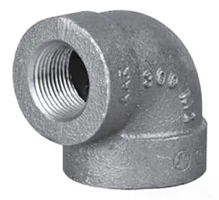 1-1/2" - Black Malleable AAR 90-Elbow