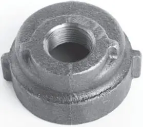 1-1/4" x 1" - Cast Iron Eccentric Reducing Coupling