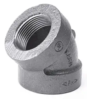 1" - Cast Iron 45-Elbow