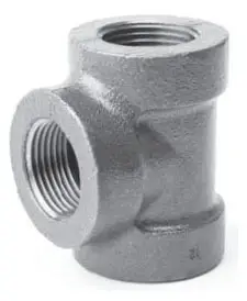 1/2" - Cast Iron Tee Extra Heavy